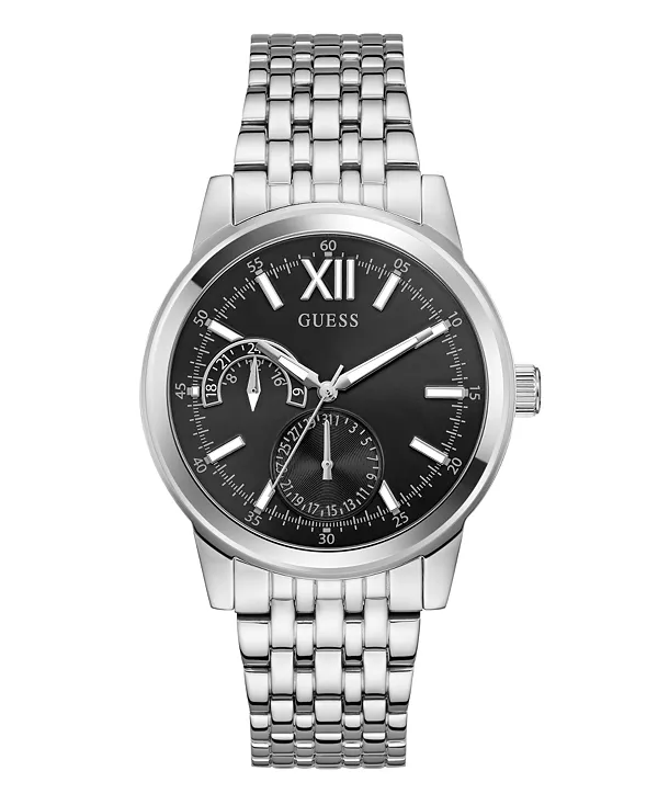 Мужские многофункциональные часы серебристого цвета, 42 мм Guess, silver, Черный, Мужские многофункциональные часы серебристого цвета, 42 мм Guess, silver
Мужские многофункциональные часы серебристого цвета, 42 мм Guess, silver, Черный, Мужские многофункциональные часы серебристого цвета, 42 мм Guess, silver