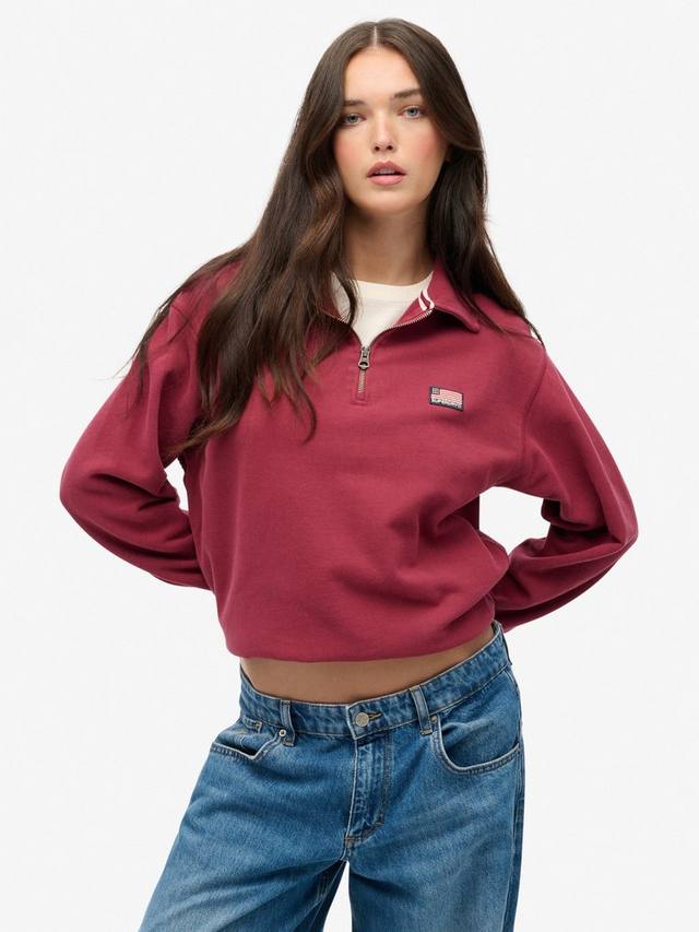 Атлетическая водолазка с воротником и молнией до половины Superdry, Bordeaux Red
Атлетическая водолазка с воротником и молнией до половины Superdry, Bordeaux Red