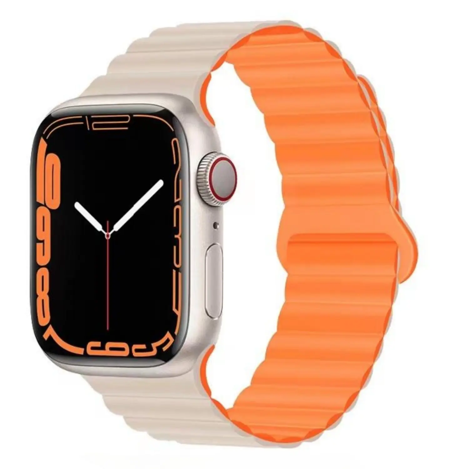 Wepro Часы Strap Apple Compatibility Silicone Material Compatibility With Apple Watch S10, Apple Watch Ultra 2, S8, S9 225mm, Orange Collection | Starlight with Orange
Wepro Часы Strap Apple Compatibility Silicone Material Compatibility With Apple Watch S10, Apple Watch Ultra 2, S8, S9 225mm, Orange Collection | Starlight with Orange