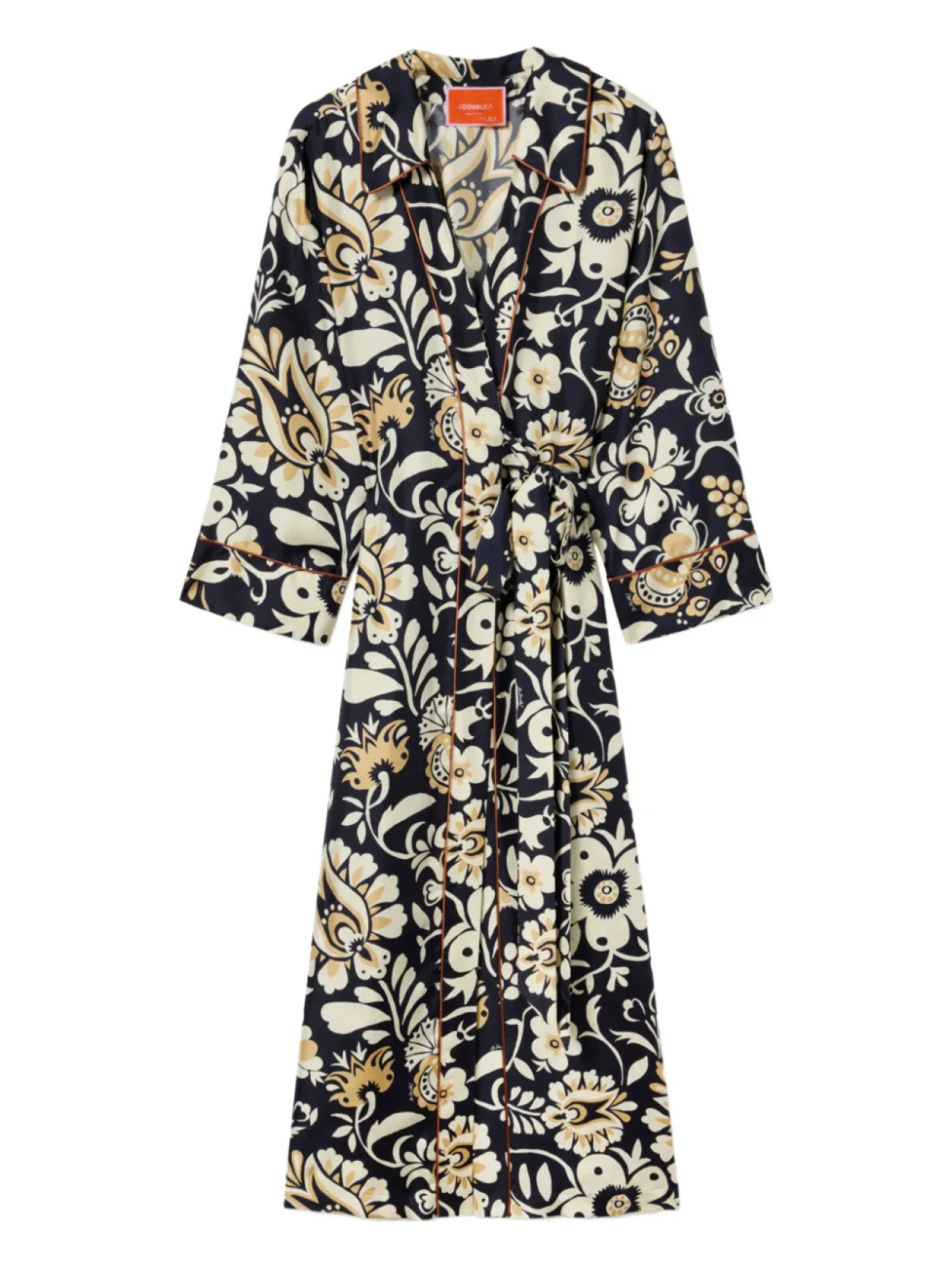 Платье-халат с цветочным принтом в полночь La DoubleJ, синий
Платье-халат с цветочным принтом в полночь La DoubleJ, синий