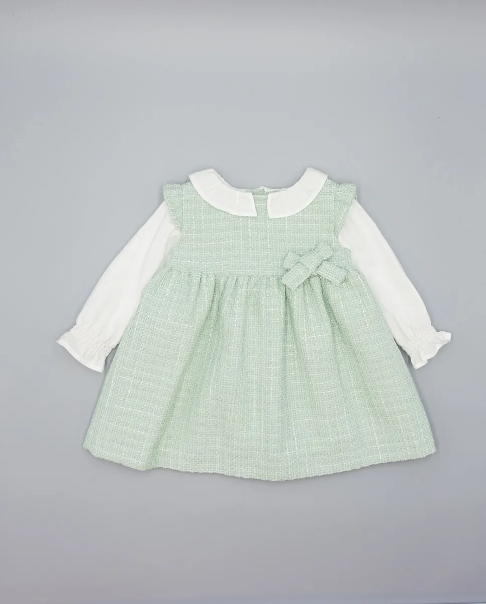 Платье для девочки с рукавами и воротником из вуалли Fina Ejerique, зеленый
Платье для девочки с рукавами и воротником из вуалли Fina Ejerique, зеленый