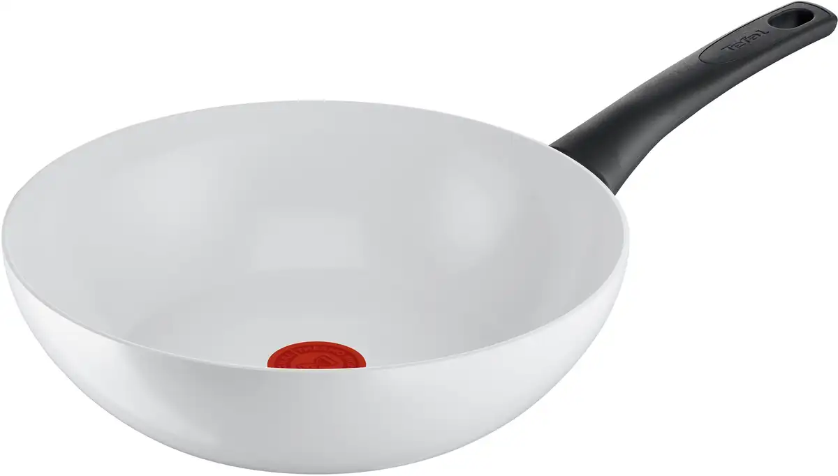 Tefal Wok "Ceramic Control", алюминий, (1 шт.), надежное керамическое уплотнение, термосигнал, все типы плит, индукция Ø 28 см + высота 8 см, белый
Tefal Wok "Ceramic Control", алюминий, (1 шт.), надежное керамическое уплотнение, термосигнал, все типы плит, индукция Ø 28 см + высота 8 см, белый