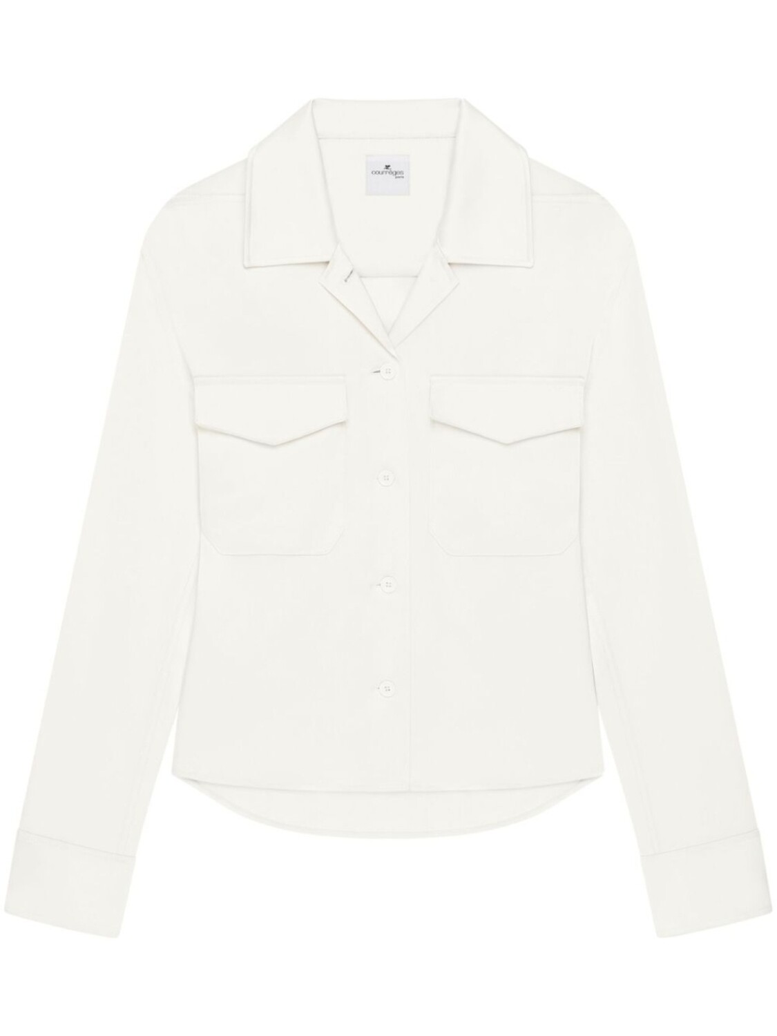 Courrèges атласная рубашка, белый
Courrèges атласная рубашка, белый