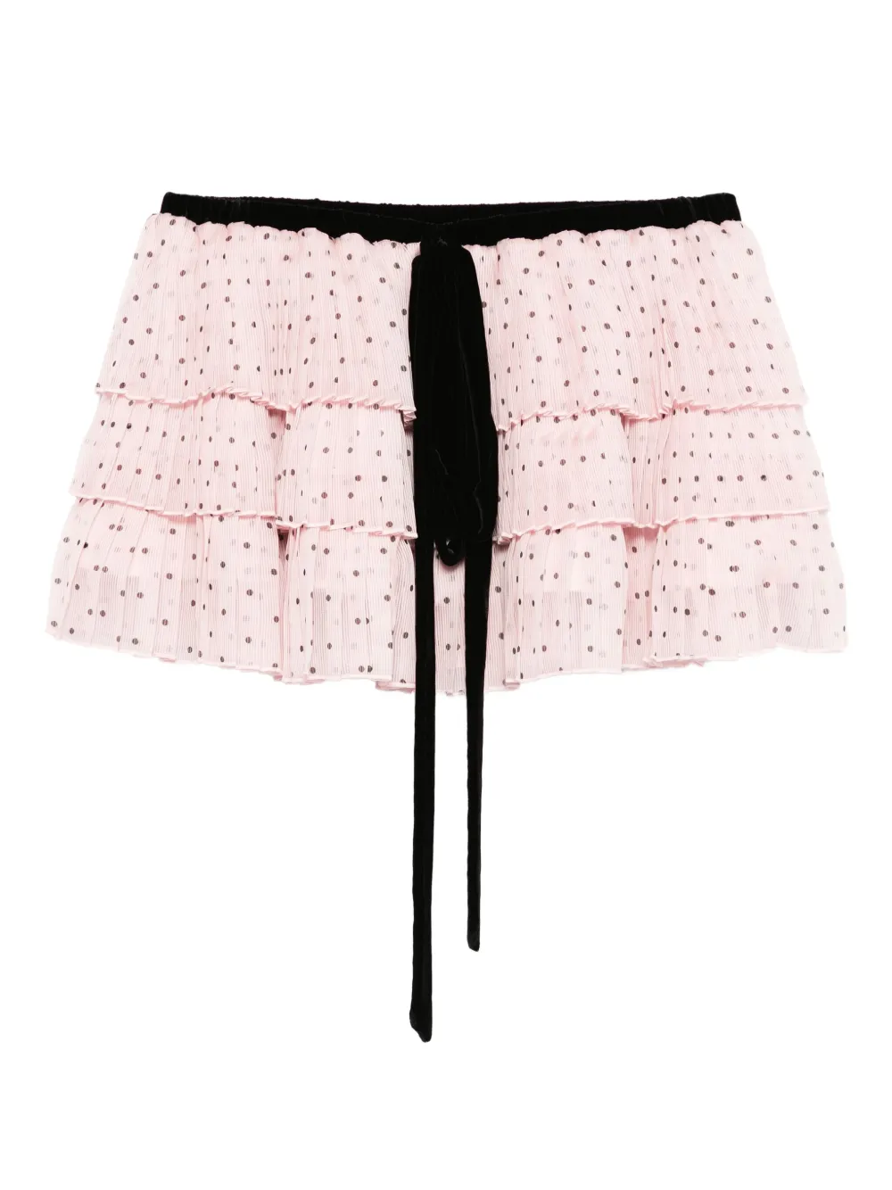 Юбка мини в горох с оборками STYLAND, розовый
Юбка мини в горох с оборками STYLAND, розовый