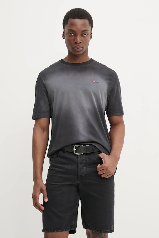 Хлопковая футболка T-ADJUST-R15 Diesel, серый 
Хлопковая футболка T-ADJUST-R15 Diesel, серый