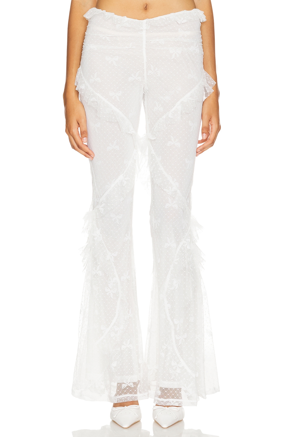 Расклешенные брюки cuida Loba, белый
Расклешенные брюки cuida Loba, белый