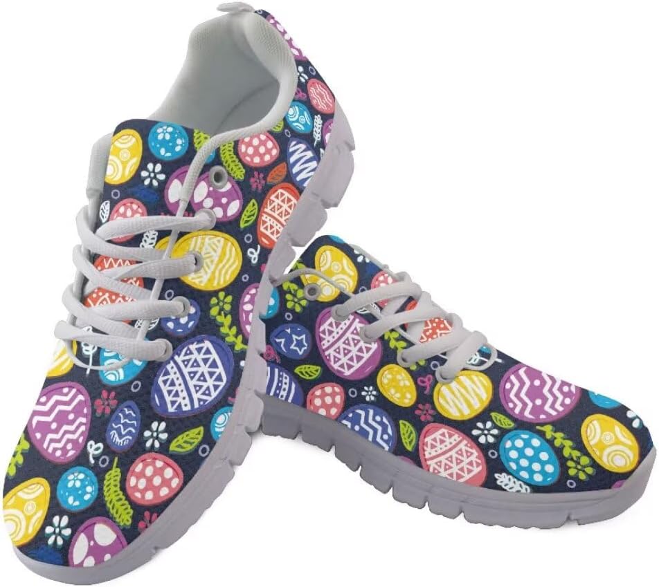 Кроссовки для улицы Jeiento для женщин, мужчин и подростков, с нескользящей подошвой, модные сетчатые спортивные кроссовки для занятий в тренажерном зале и повседневной носки для девушек-подростков, Easter Eggs
Кроссовки для улицы Jeiento для женщин, мужчин и подростков, с нескользящей подошвой, модные сетчатые спортивные кроссовки для занятий в тренажерном зале и повседневной носки для девушек-подростков, Easter Eggs