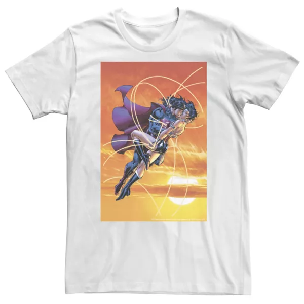 Футболка с постером «Поцелуй» от Big & Tall из комиксов DC Superman & Lois Lane Licensed Character, белый
Футболка с постером «Поцелуй» от Big & Tall из комиксов DC Superman & Lois Lane Licensed Character, белый