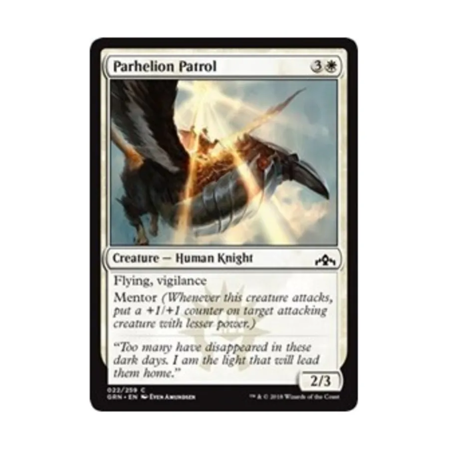 CCG Паргелионский патруль (клавиша C), MTG - Guilds of Ravnica
CCG Паргелионский патруль (клавиша C), MTG - Guilds of Ravnica