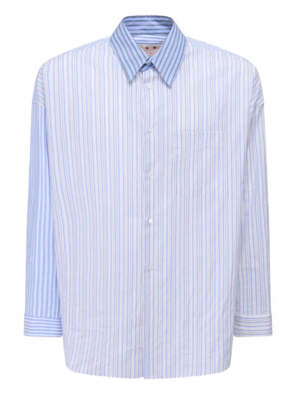 Полосатая рубашка на пуговицах Marni, синий
Полосатая рубашка на пуговицах Marni, синий