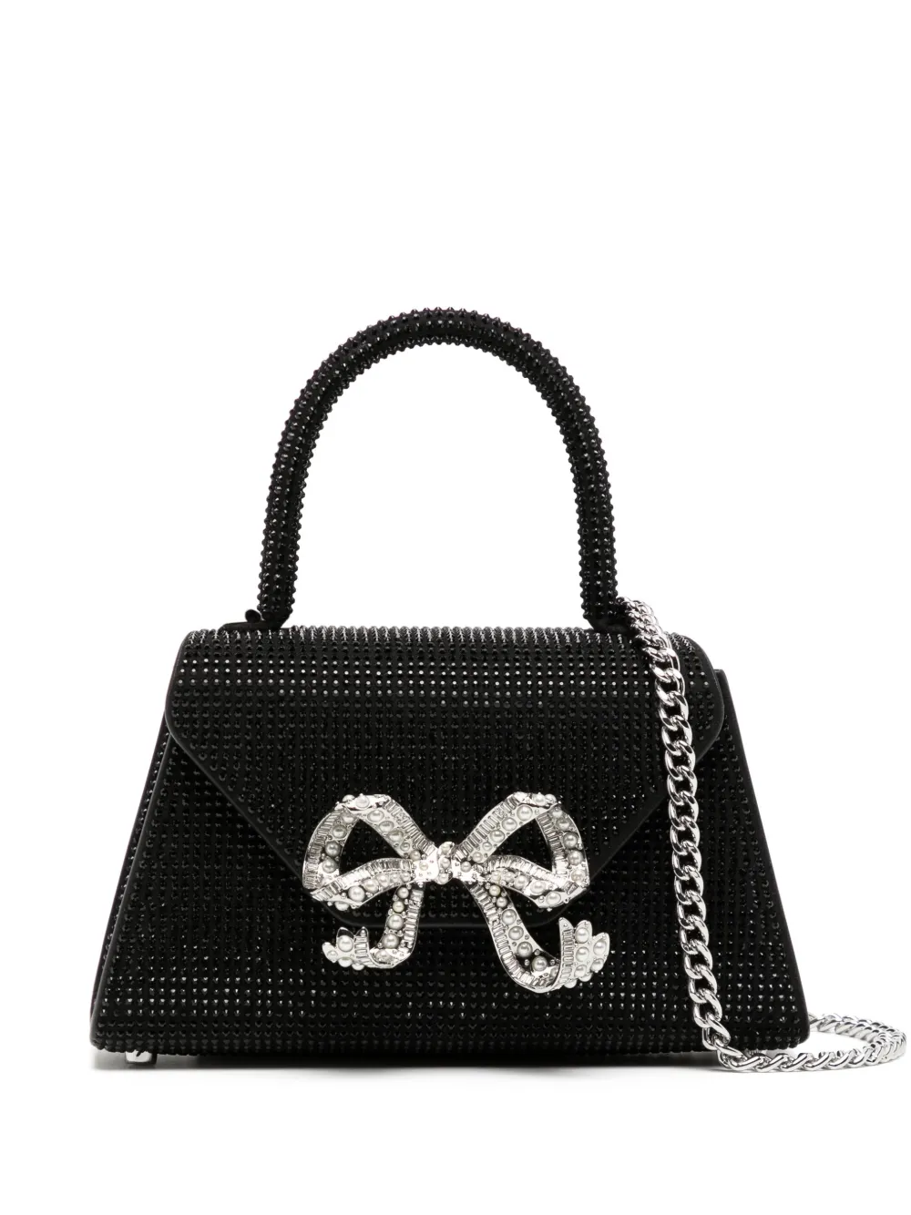 Мини-сумка Hotfix со стразами Self-Portrait, черный
Мини-сумка Hotfix со стразами Self-Portrait, черный