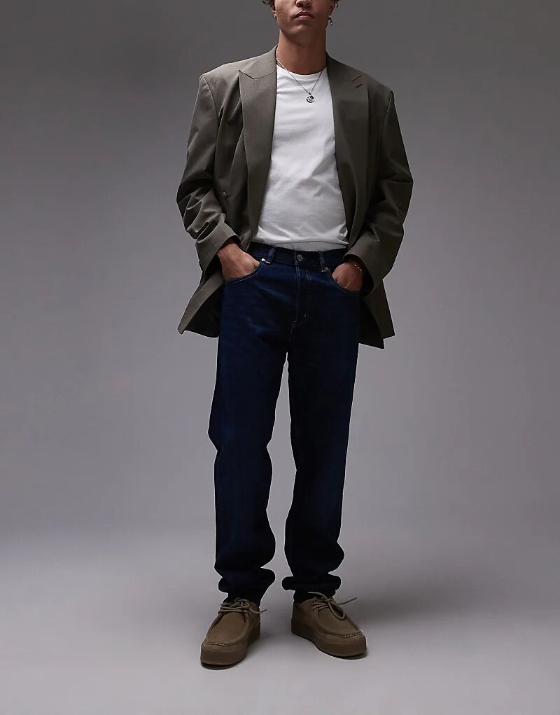 Джинсы прямого кроя ARKET Park темно-синего цвета
Джинсы прямого кроя ARKET Park темно-синего цвета