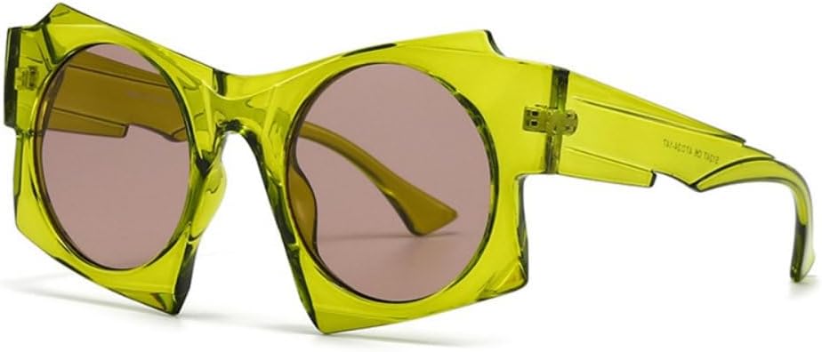 Модные солнцезащитные очки необычной формы для женщин и мужчин, роскошные солнцезащитные очки с уникальной оправой, трендовые очки с защитой от УФ-излучения UV400 TYUVIVO, Green Tea
Модные солнцезащитные очки необычной формы для женщин и мужчин, роскошные солнцезащитные очки с уникальной оправой, трендовые очки с защитой от УФ-излучения UV400 TYUVIVO, Green Tea