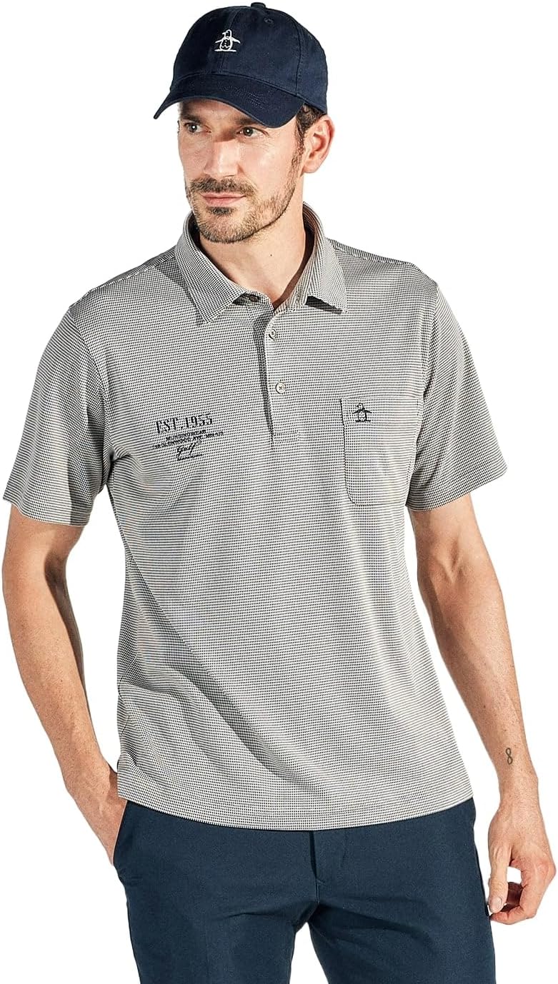 Мужская рубашка с коротким рукавом Munsing Wear MG5SHS86M, воротник, узор «гусиная лапка», жаккардовый дизайн, влагоотводящая, быстросохнущая, с карманами, для игры в гольф Munsingwear, коричневый
Мужская рубашка с коротким рукавом Munsing Wear MG5SHS86M, воротник, узор «гусиная лапка», жаккардовый дизайн, влагоотводящая, быстросохнущая, с карманами, для игры в гольф Munsingwear, коричневый