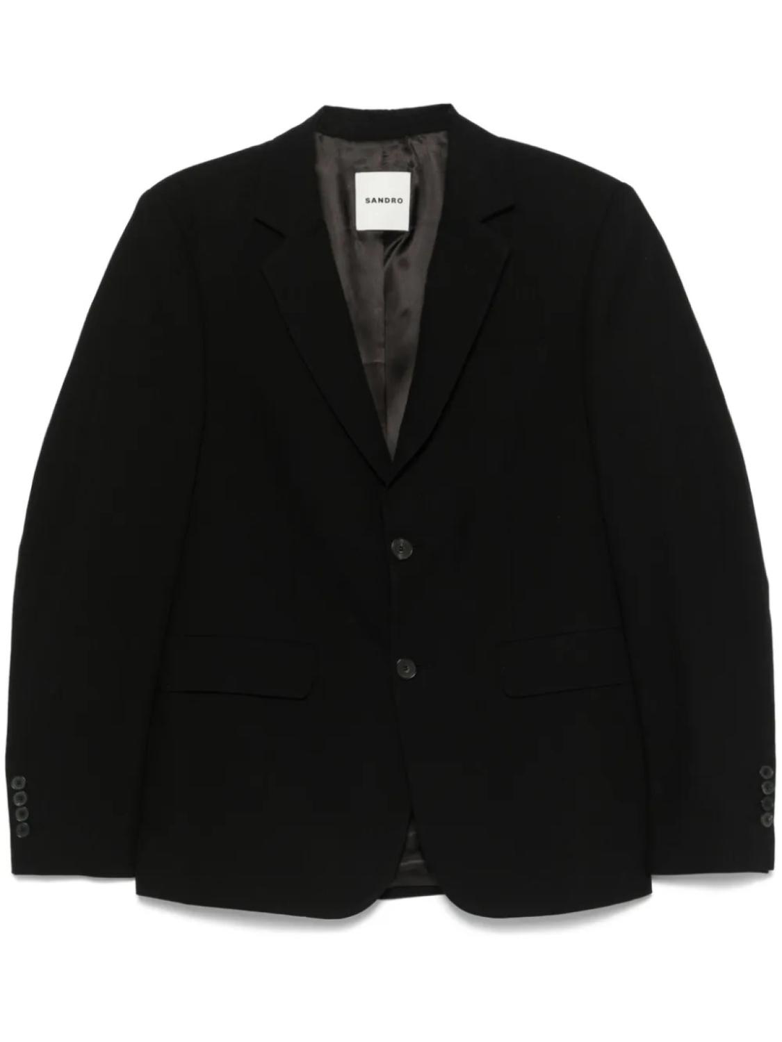 Однобортный пиджак SANDRO, черный
Однобортный пиджак SANDRO, черный