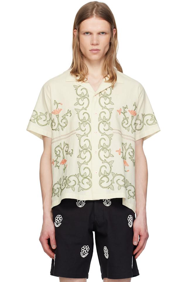 Вышитая цветочная рубашка Harago, белый
Вышитая цветочная рубашка Harago, белый