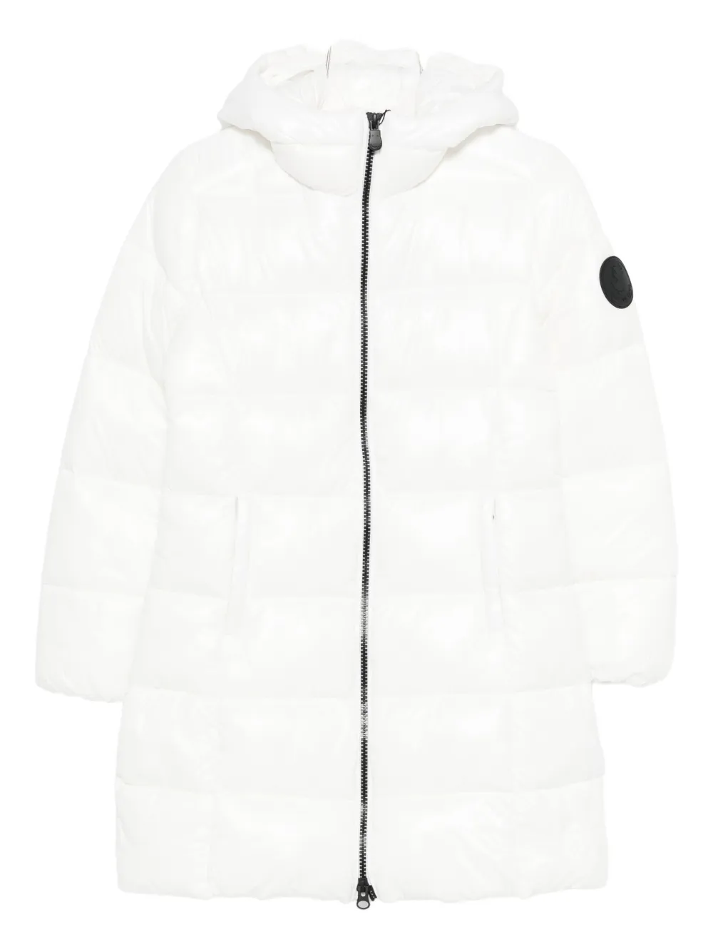 Стеганое пальто с капюшоном Save The Duck, белый
Стеганое пальто с капюшоном Save The Duck, белый