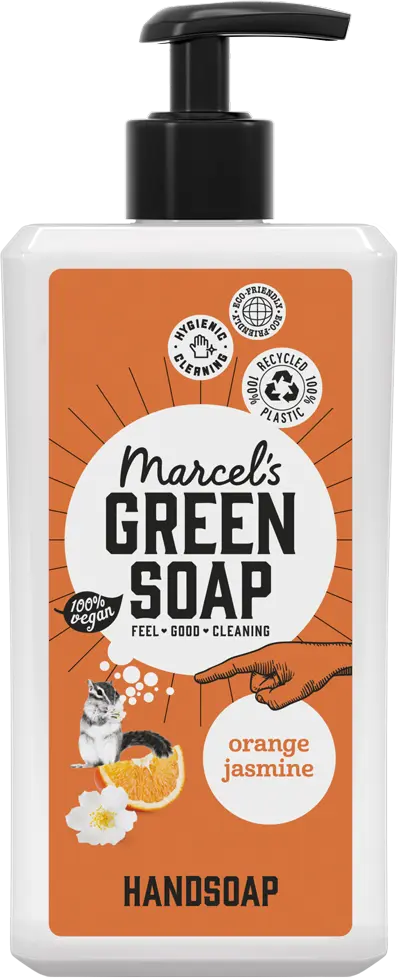 Жидкое мыло Marcel's Green Soap Handseife Orange & Jasmin 
Жидкое мыло Marcel's Green Soap Handseife Orange & Jasmin