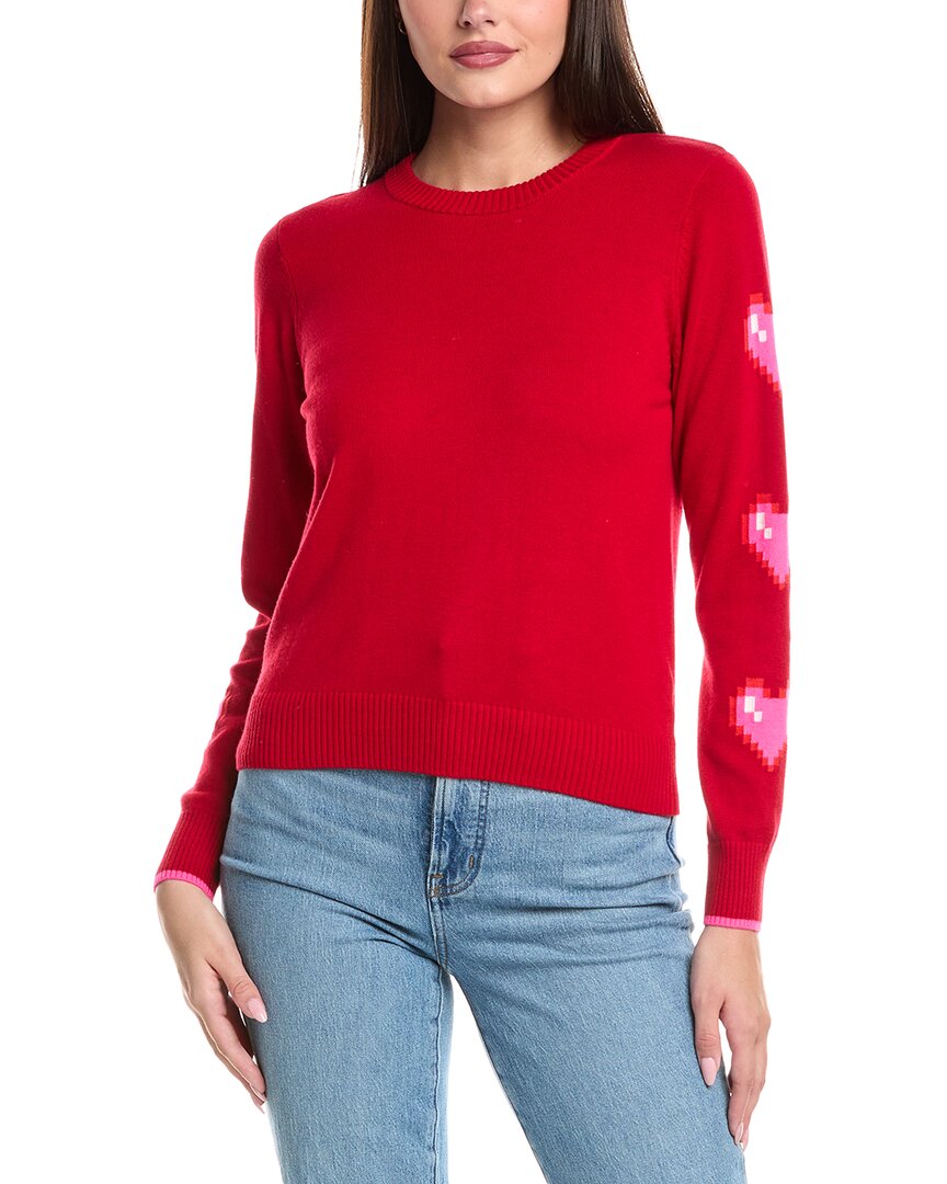 WISPR Свитер с рукавом-сердцем из смесового шелка, красный
WISPR Свитер с рукавом-сердцем из смесового шелка, красный