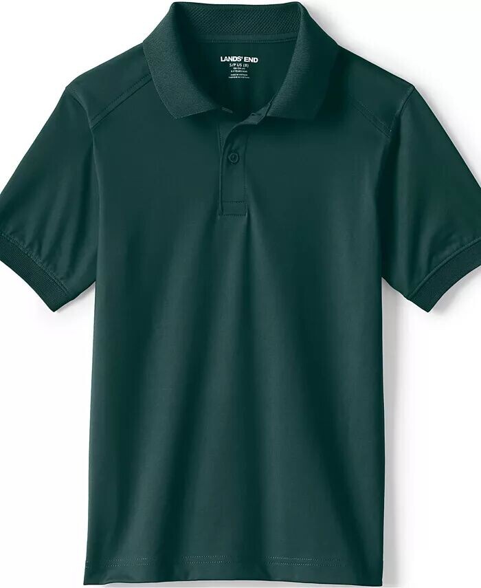 Школьная форма для девочек, рубашка-поло с коротким рукавом, быстросохнущая Lands' End, зеленый
Школьная форма для девочек, рубашка-поло с коротким рукавом, быстросохнущая Lands' End, зеленый