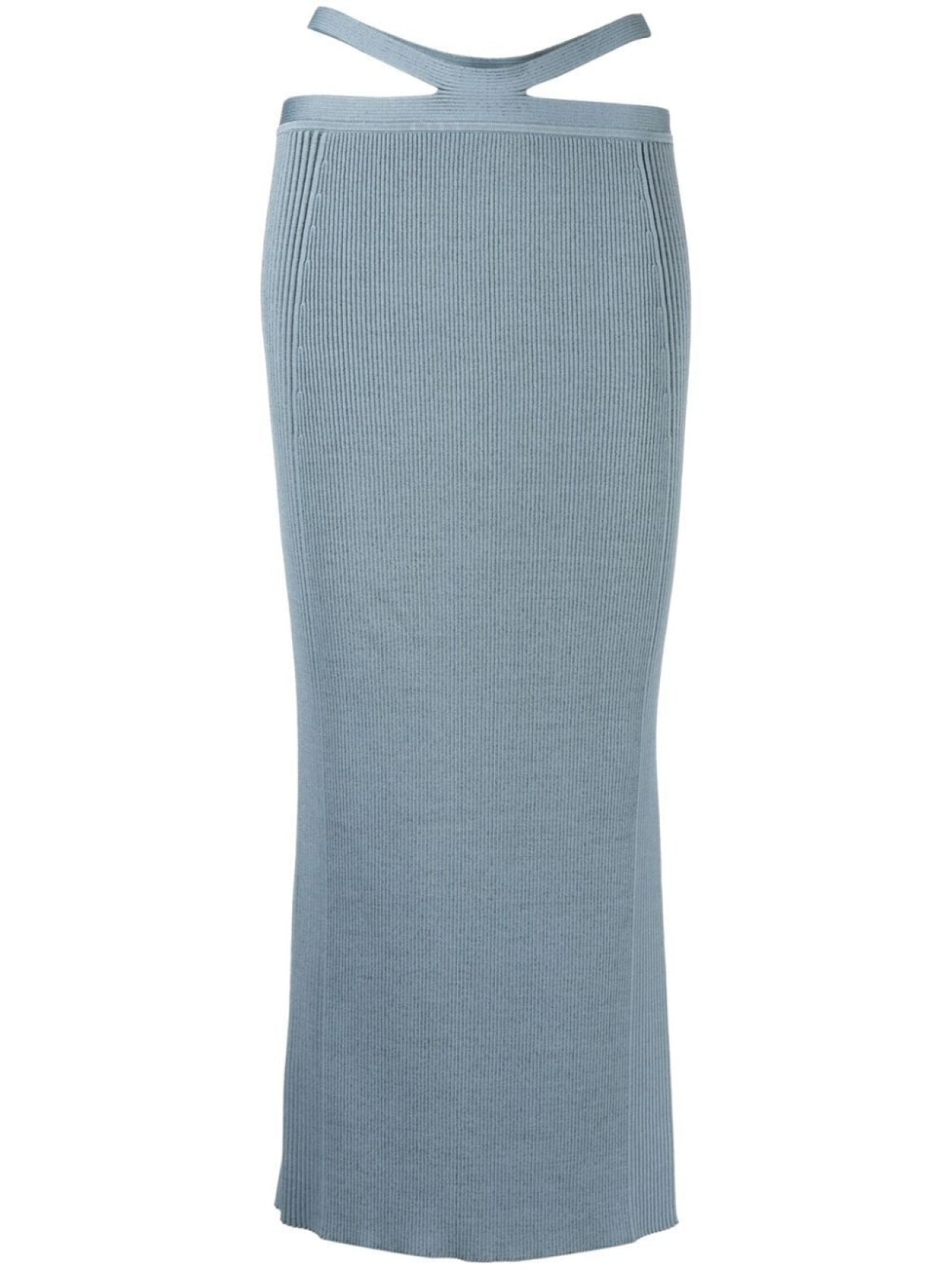 Юбка миди с отделкой в рубчик Simkhai, синий
Юбка миди с отделкой в рубчик Simkhai, синий