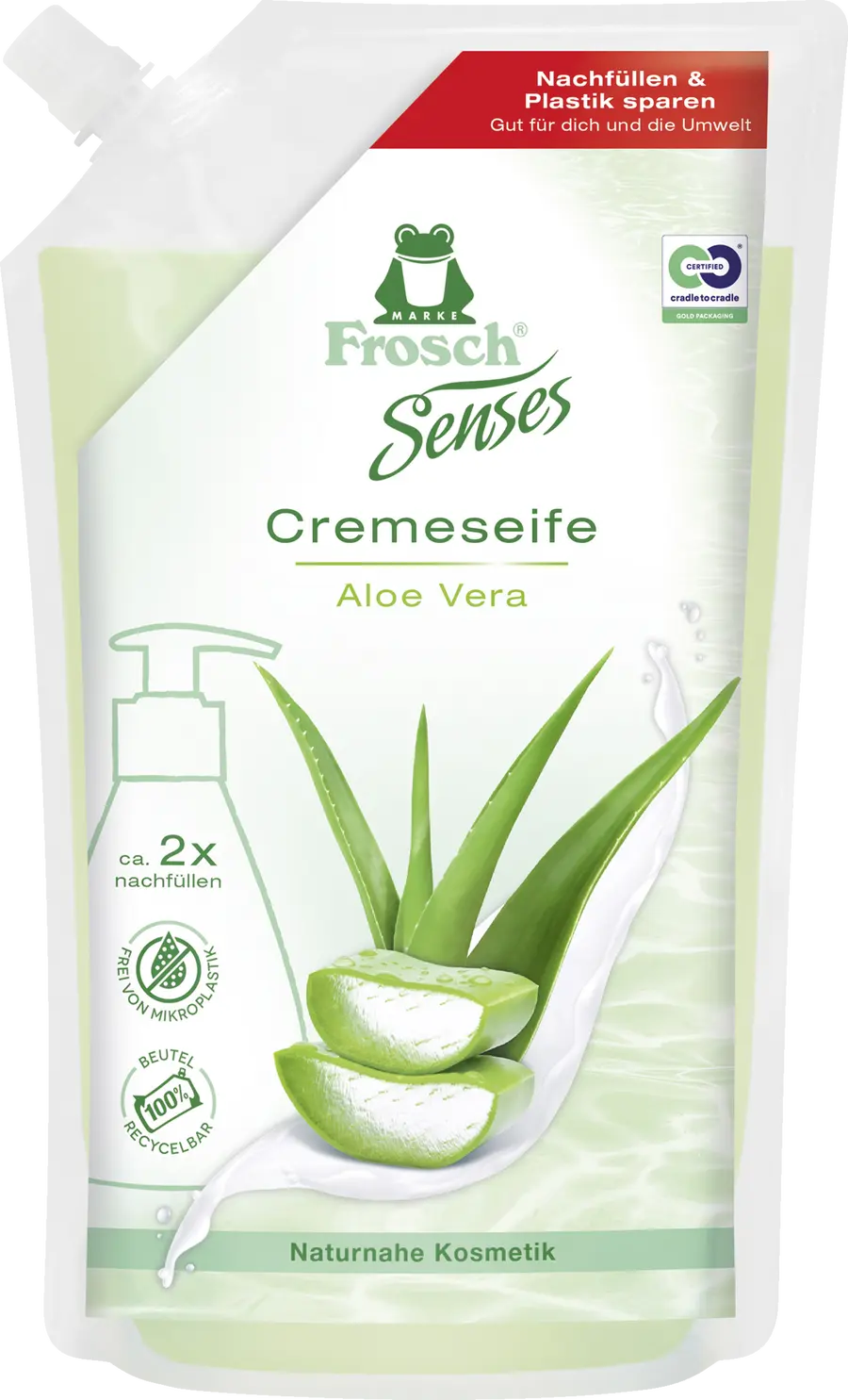 Жидкое мыло Frosch Senses Cremeseife Aloe Vera Nachfüllbeutel
Жидкое мыло Frosch Senses Cremeseife Aloe Vera Nachfüllbeutel