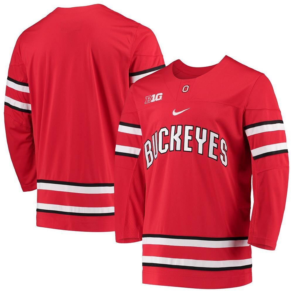 Мужская хоккейная майка Nike Scarlet Ohio State Buckeyes Replica Team, цвет Osu Red
Мужская хоккейная майка Nike Scarlet Ohio State Buckeyes Replica Team, цвет Osu Red