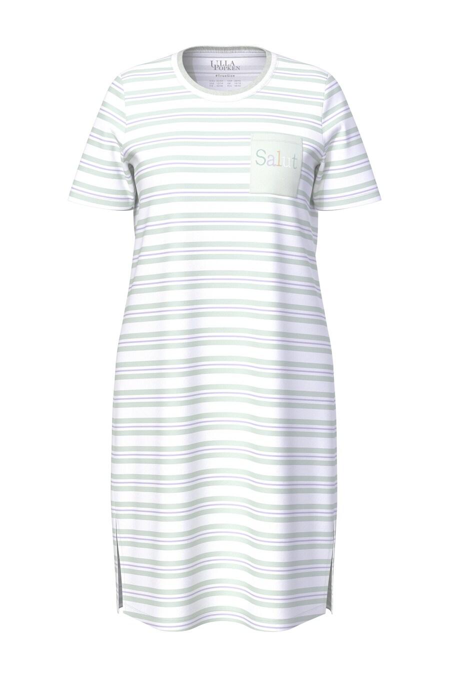 Ночная рубашка Ulla Popken, цвет Light green/White
Ночная рубашка Ulla Popken, цвет Light green/White