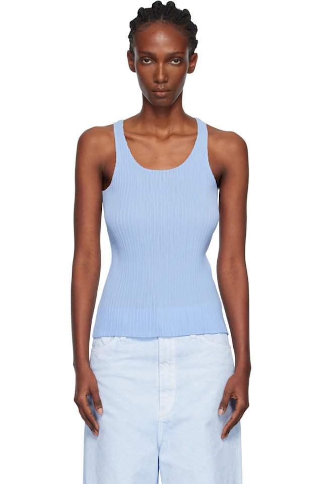 Майка с синей штриховкой Issey Miyake, светло-голубой
Майка с синей штриховкой Issey Miyake, светло-голубой