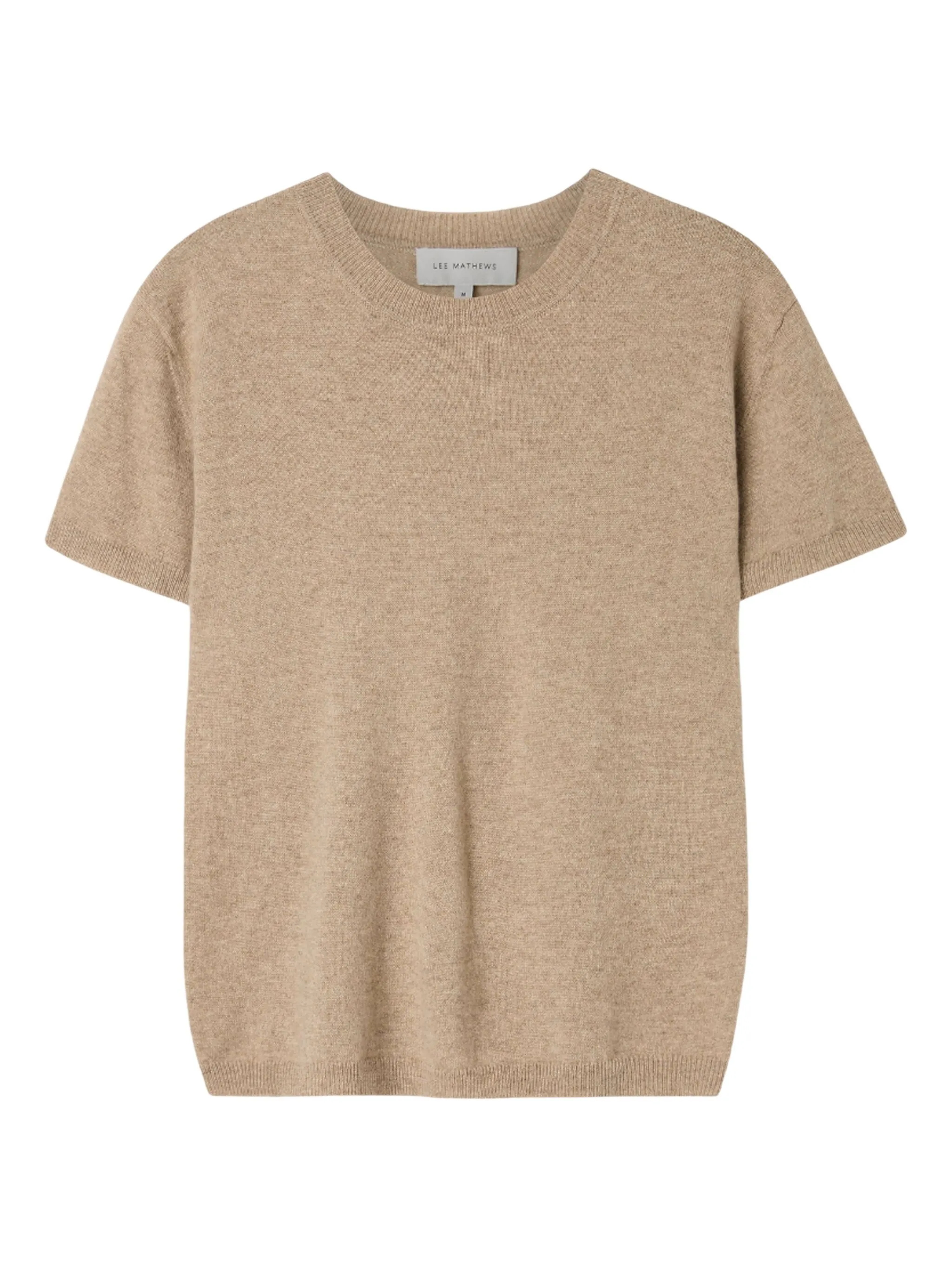 Кашемировый топ с короткими рукавами Lee Mathews, бежевый
Кашемировый топ с короткими рукавами Lee Mathews, бежевый