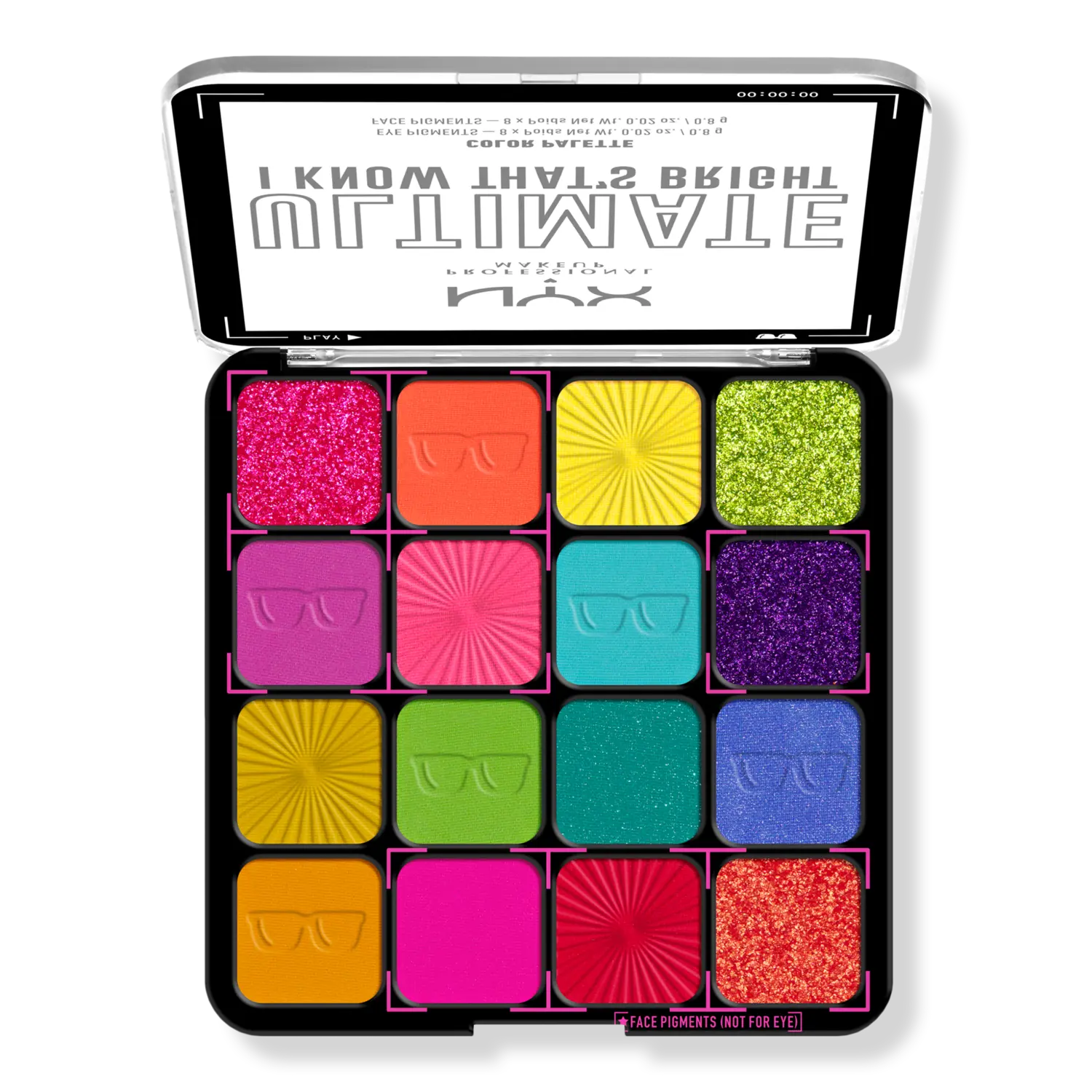 Палитра теней Ultimate Color Shadow Palette I Know That's Bright NYX Professional Makeup
Палитра теней Ultimate Color Shadow Palette I Know That's Bright NYX Professional Makeup