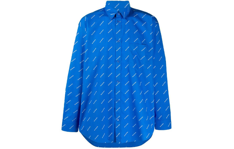 Мужская рубашка Balenciaga, синий
Мужская рубашка Balenciaga, синий