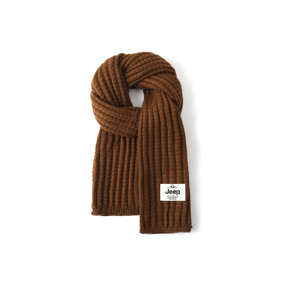 Jeep Зимний утепленный вязаный шарф унисекс, Khaki
Jeep Зимний утепленный вязаный шарф унисекс, Khaki