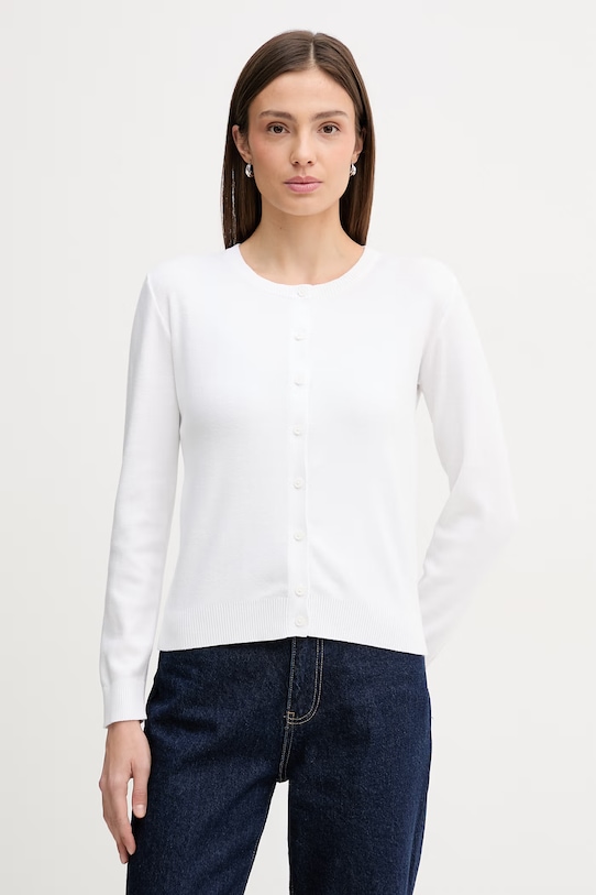Хлопковый кардиган United Colors of Benetton, белый
Хлопковый кардиган United Colors of Benetton, белый