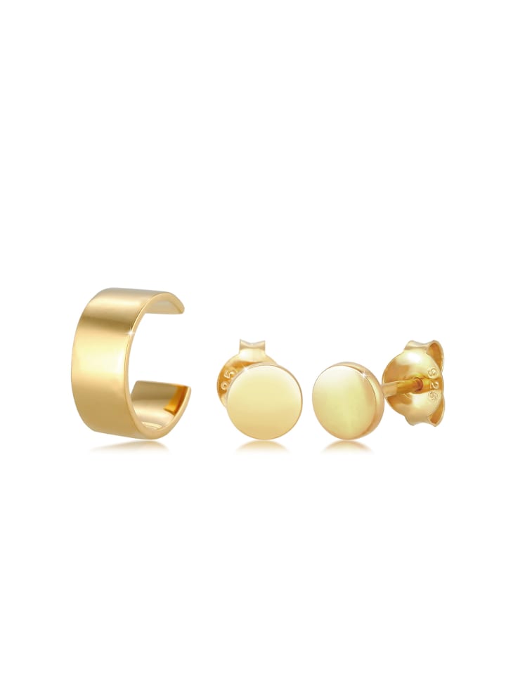 Elli Серьги из серебра 925 пробы с геометрическим узором в золоте
Elli Серьги из серебра 925 пробы с геометрическим узором в золоте