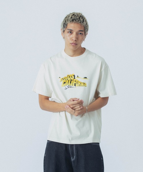 XLARGE Футболка с коротким рукавом, пигментная окраска, Adios California, кремовый
XLARGE Футболка с коротким рукавом, пигментная окраска, Adios California, кремовый