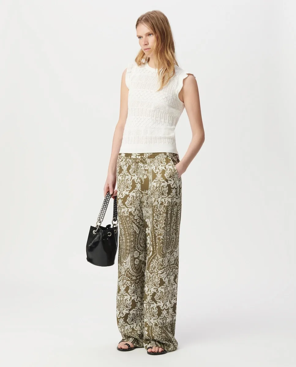 Женские широкие брюки с карманами Ikks, хаки
Женские широкие брюки с карманами Ikks, хаки