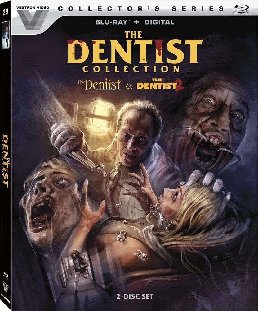 Диск Blu-ray The Dentist Collection (Vestron Collector's Series)
Диск Blu-ray The Dentist Collection (Vestron Collector's Series)