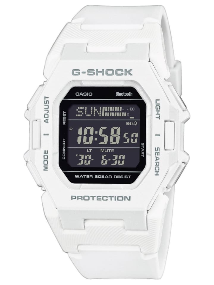 Casio Цифровые часы G-Shock Classic с Bluetooth, белые
Casio Цифровые часы G-Shock Classic с Bluetooth, белые