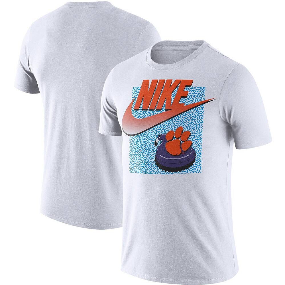 Мужская белая футболка Nike Clemson Tigers с галочкой Spring Break, цвет Clm White
Мужская белая футболка Nike Clemson Tigers с галочкой Spring Break, цвет Clm White