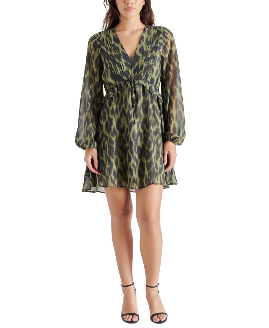 Женское мини-платье Rami с леопардовым принтом Steve Madden, Olive Night
Женское мини-платье Rami с леопардовым принтом Steve Madden, Olive Night