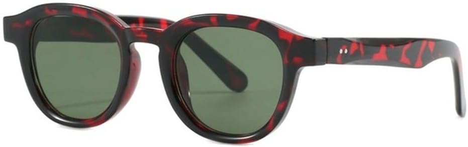 Модные круглые солнцезащитные очки для женщин в стиле ретро с прозрачной оправой и линзами цвета океана, защита от УФ-излучения UV400, мужские солнцезащитные очки с заклепками для вечеринок и пляжа TVTBBVV, Leopard Green
Модные круглые солнцезащитные очки для женщин в стиле ретро с прозрачной оправой и линзами цвета океана, защита от УФ-излучения UV400, мужские солнцезащитные очки с заклепками для вечеринок и пляжа TVTBBVV, Leopard Green