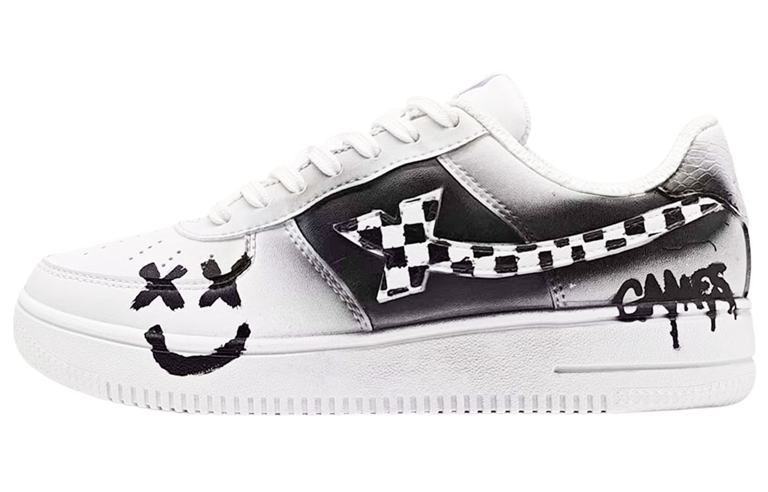 XTEP Кроссовки Air Force One с низким верхом, устойчивые к истиранию и дышащие, для скейтбординга, мужские, черно-белые
XTEP Кроссовки Air Force One с низким верхом, устойчивые к истиранию и дышащие, для скейтбординга, мужские, черно-белые