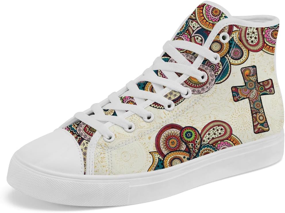 Кеды на высокой подошве chebing Faith для женщин и мужчин, Faith Over Fear, высокие кроссовки на шнуровке, повседневная обувь, 615 Multicolor
Кеды на высокой подошве chebing Faith для женщин и мужчин, Faith Over Fear, высокие кроссовки на шнуровке, повседневная обувь, 615 Multicolor