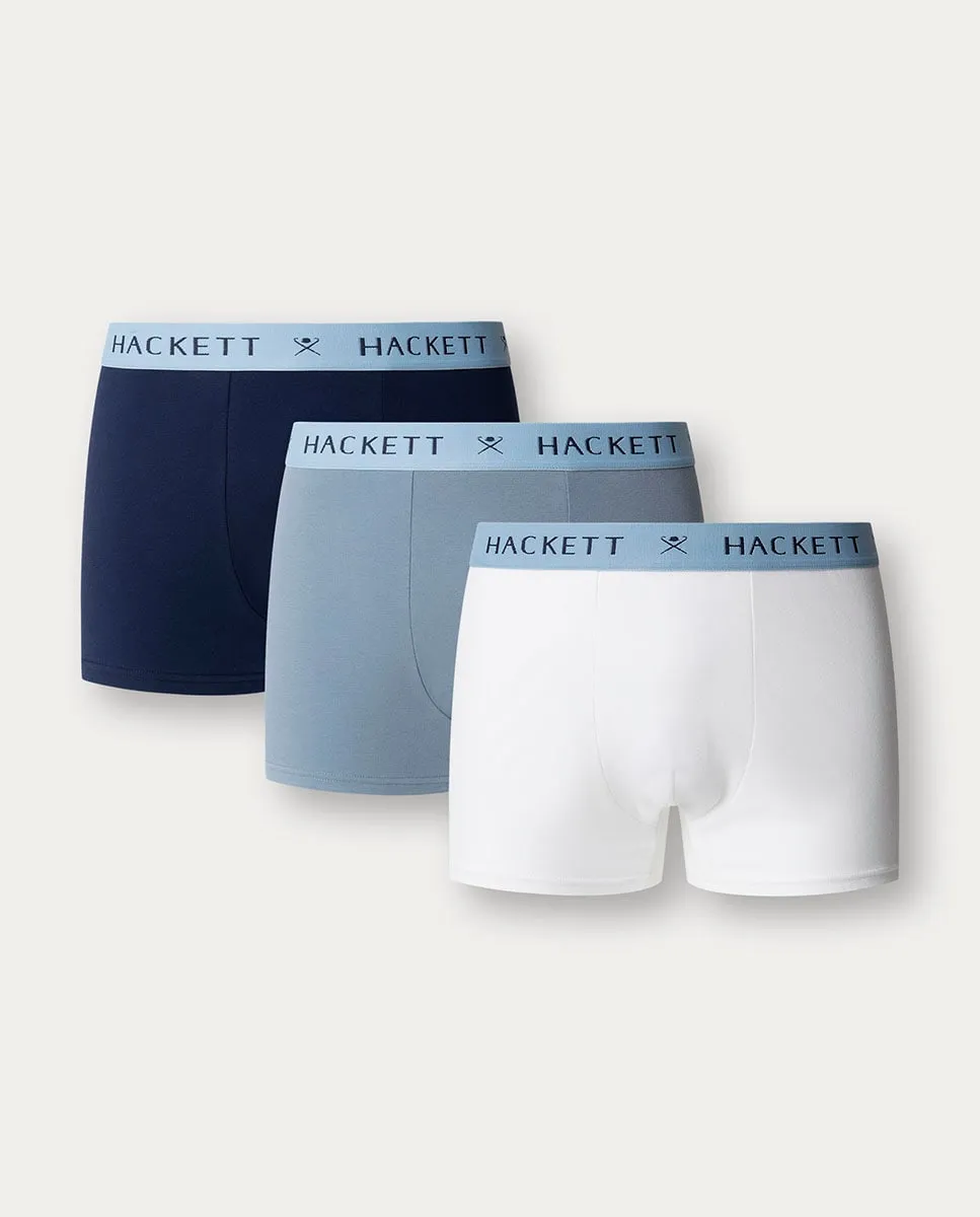 Набор из трех мужских боксеров из комбинированного трикотажа Hackett, мультиколор
Набор из трех мужских боксеров из комбинированного трикотажа Hackett, мультиколор