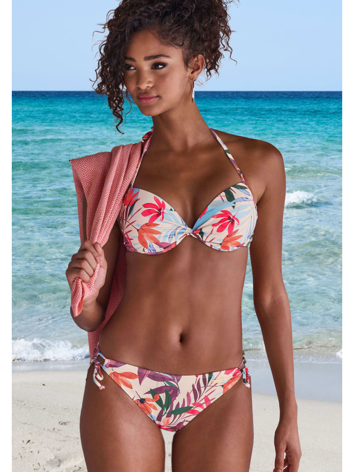 Плавки бикини с принтом кремового цвета LASCANA
Плавки бикини с принтом кремового цвета LASCANA