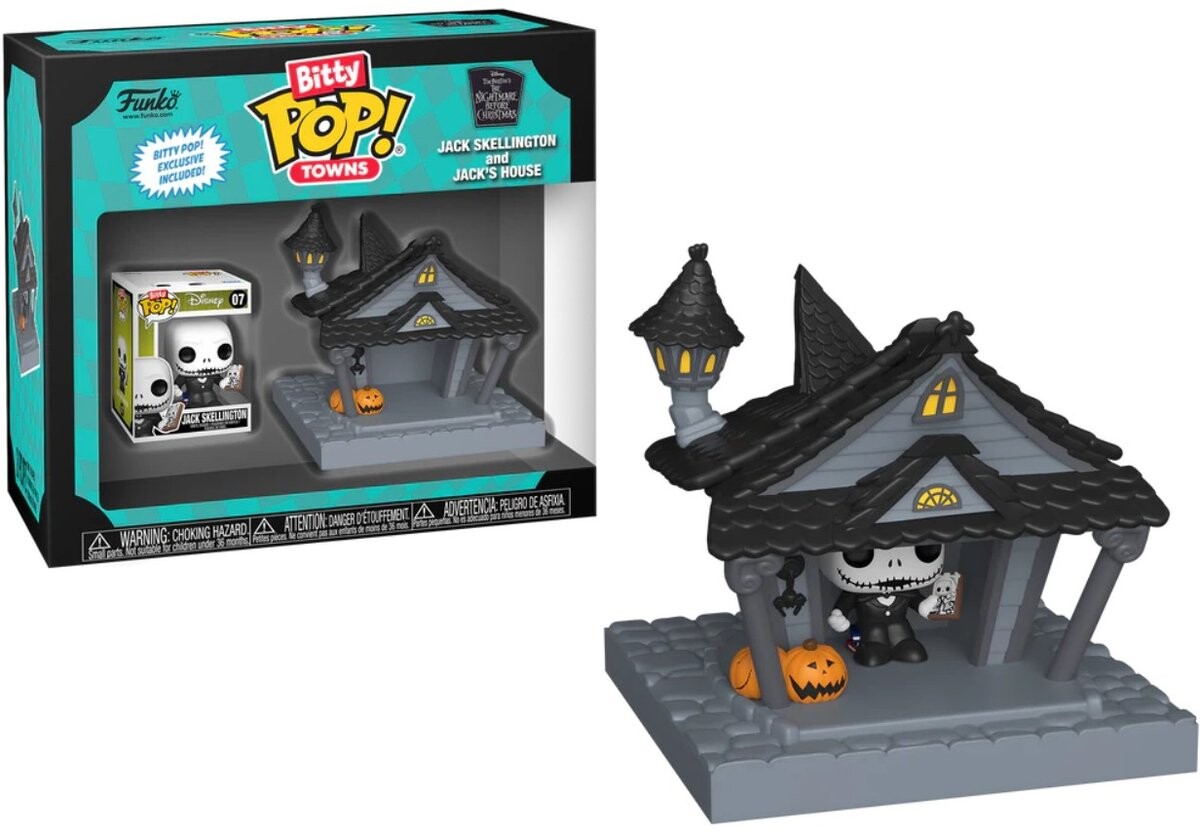 Funko POP! nbx bitty pop Town Джек Скеллингтон и дом Джека
Funko POP! nbx bitty pop Town Джек Скеллингтон и дом Джека