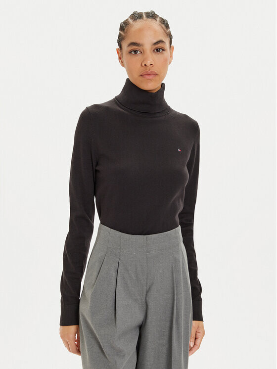 Свитер с высоким воротником обычного кроя Tommy Hilfiger, черный
Свитер с высоким воротником обычного кроя Tommy Hilfiger, черный
