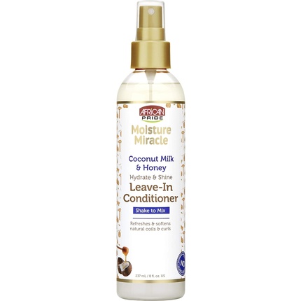 Moisture Miracle Несмываемый кондиционер с кокосовым молоком и медом 8 унций African Pride
Moisture Miracle Несмываемый кондиционер с кокосовым молоком и медом 8 унций African Pride