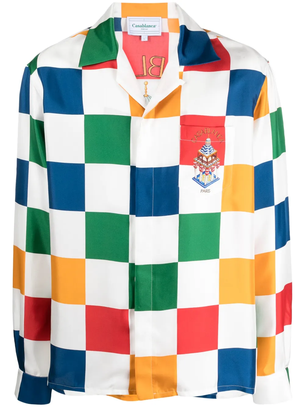 Шелковая рубашка в клетку CASABLANCA, белый
Шелковая рубашка в клетку CASABLANCA, белый